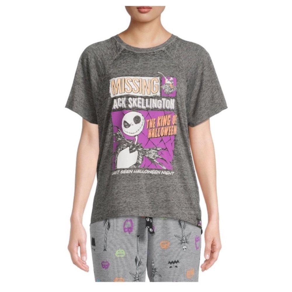 Nightmare before christmas sleep shirt‎ women’s EXTRA LARGE short sleeve …